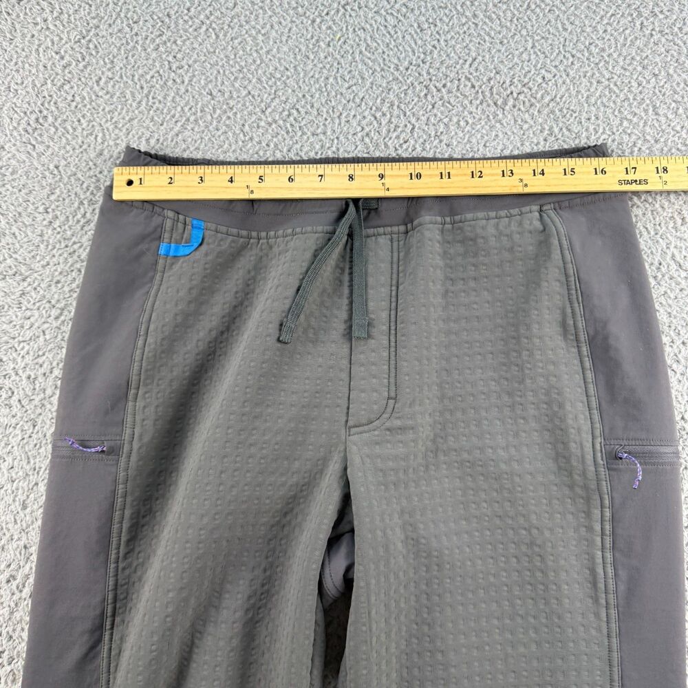 Patagonia TechFace R2 Pants Mens Large Forge Grey Breathable Stretch Shark Logo - Picture 6 of 12